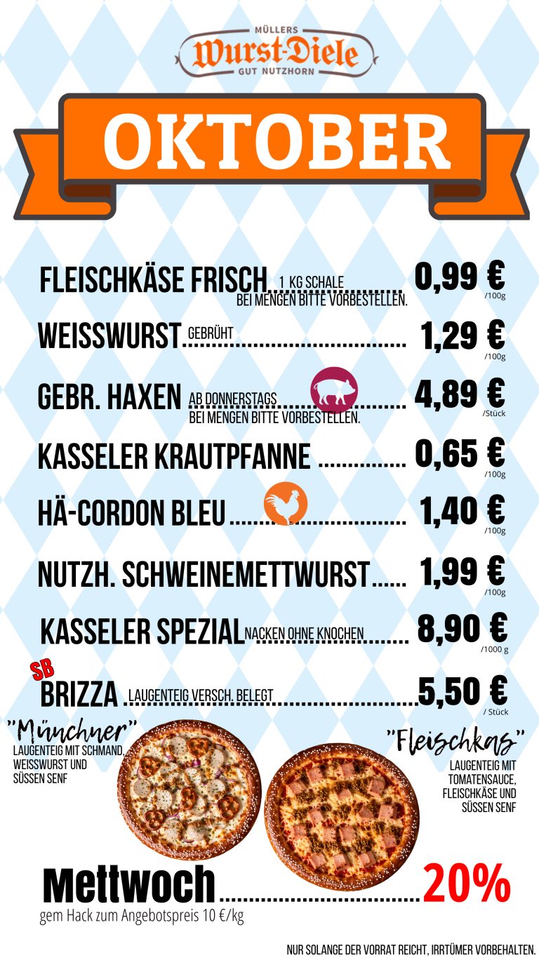 Monatswerbung Oktober 26